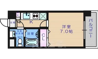 レ・コンフォルト【8階】の間取り