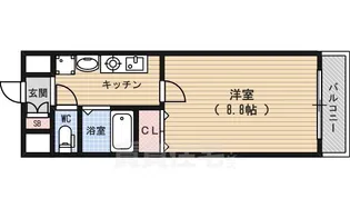 KDXレジデンス西大路【5階】の間取り