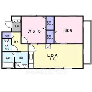 アンフルールⅠ番館【2階】の間取り