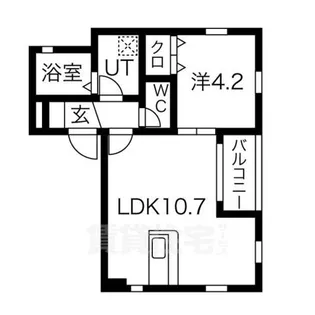 DEVELD菊井 【2階】の間取り