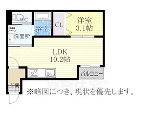 Warren nakashiota VI【3階】の間取り