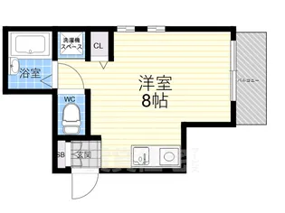 エレメンツアクア【1階】の間取り