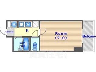 レジデンスオークラ【2階】の間取り