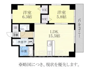 LIVEFLAT吹上【7階】の間取り