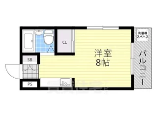 ハイツ初田【3階】の間取り