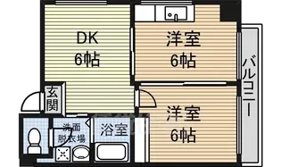 フジアーバンハイツ【3階】の間取り