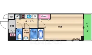 ラグゼ東三国α【5階】の間取り