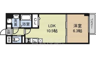 HF名駅北レジデンス【15階】の間取り
