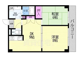 グリーンヴィレッジ吉田【4階】の間取り