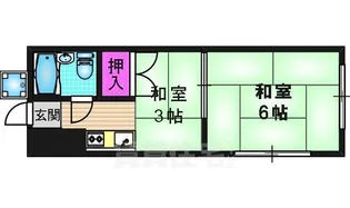 コーポいちらく【2階】の間取り