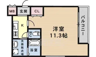 フジパレス平野南【2階】の間取り