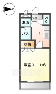 メゾン・ド・ソレイユ・ノール【2階】の間取り