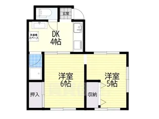 アガタマンション【303号室】の間取り