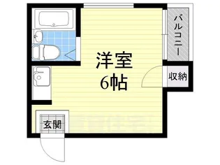 グレースハイツ城南【2階】の間取り