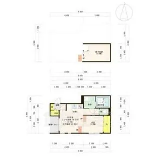 クレスト高畑【2階】の間取り