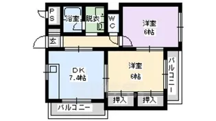 メゾングリーンマーベル【8階】の間取り