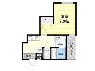 フジパレス尼崎杭瀬Ⅱ番館【2階】の間取り