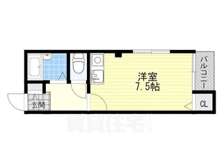 大阪府吹田市幸町【マンション】の間取り