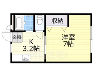 天美参番館【1階】の間取り