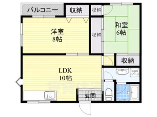 グリーンコーポ真美ケ丘【3階】の間取り