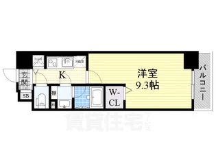 大阪府堺市堺区南安井町6丁【マンション】の間取り