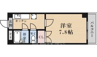 第40長栄グランドムール上鳥羽【4階】の間取り