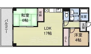 ブラウンハウス【10階】の間取り