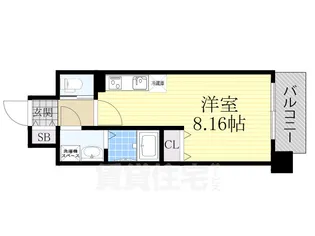 GRAND CINQ02【601号室】の間取り