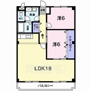 バンブーパレス【3階】の間取り