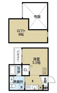 CUBE【2階】の間取り