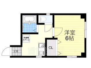 サンリバー塚本【5階】の間取り