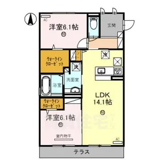 グランデ【1階】の間取り