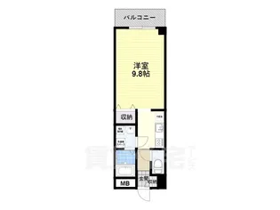 TOYOTOMI ARII2 BLD.No7【2階】の間取り