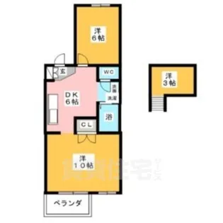 JUN’Sハウス【3階】の間取り