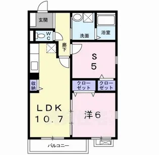 グラン佐竹【4階】の間取り