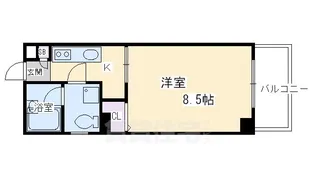 THE CITY 京都五条【1階】の間取り