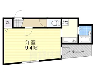 グリーンシャルバート【202号室】の間取り