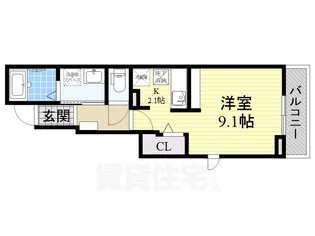 プロヴァンス ブリーズ3【1階】の間取り