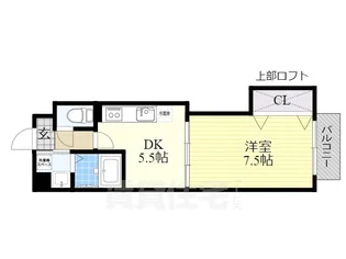 ブルージュ天王寺【3階】の間取り