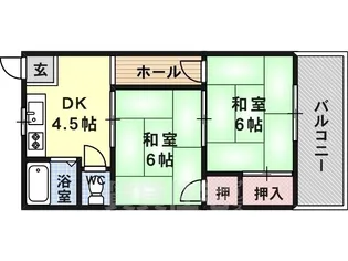 コーポ松田【3階】の間取り