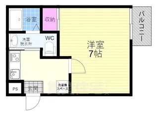 アークリード本町三十三間堂【1階】の間取り