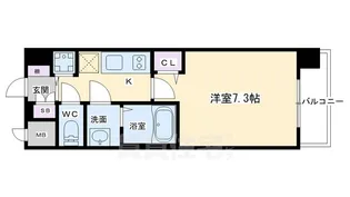 アスヴェル京都壬生EAST【2階】の間取り