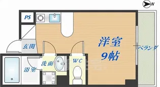セザール東邦【5階】の間取り