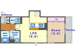 LuSole嵐山【1階】の間取り