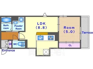 LuSole嵐山【1階】の間取り
