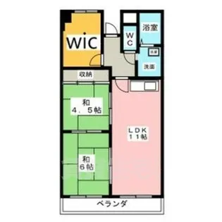 サンベアーマンション金山【5階】の間取り