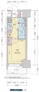 プレサンス新栄アーバンフロー【8階】の間取り