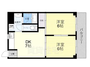 アルファ【3階】の間取り