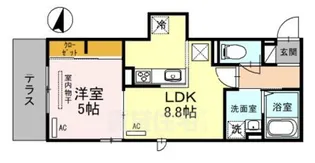 「LuSole嵐山」【1階】の間取り