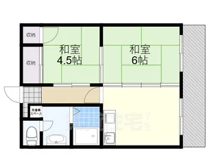 大阪府大阪市住吉区苅田3丁目【マンション】の間取り